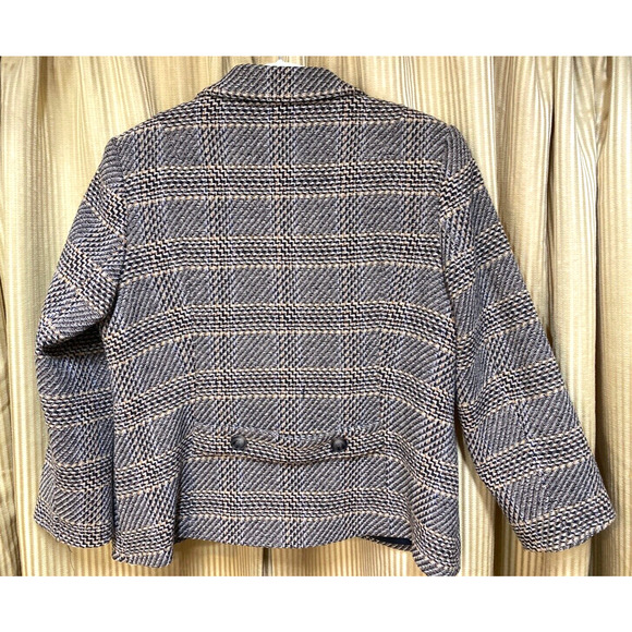 Pendleton Womens Blazer 75% Virgin Wool 25% Lambs Wool Check Prints Size 16 - Picture 3 of 7